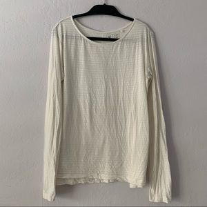 Tentree white long sleeve shirt